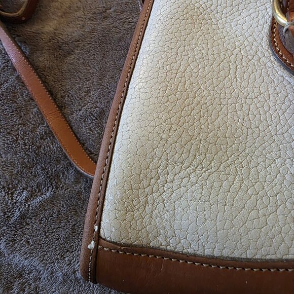 Vintage Dooney & Bourke All Weather Leather Satchel Crossbody USA Authenticated - Picture 16 of 16